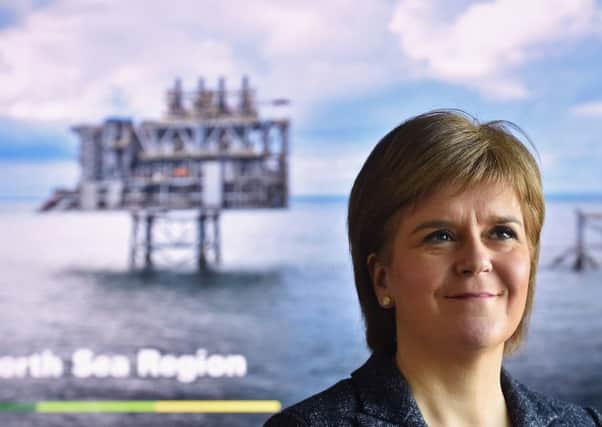 Nicola Sturgeon unveiled her measures to support the oil and gas industry during a visit to BPs headquartersi n Aberdeen. Picture: Getty