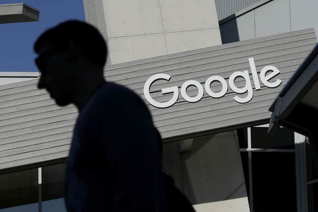 Google parent group Alphabet is now the world's most valuable company. Picture: AP Photo/Jeff Chiu
