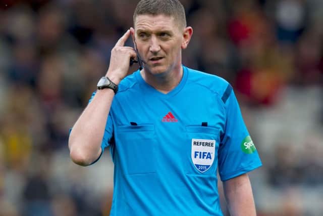 Craig Thomson will be the man in the middle on Sunday. Pic: SNS