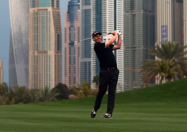 High hopes: Stephen Gallacher won the Omega Dubai Desert Classic in 2013 and 2014. Picture: AFP/Getty