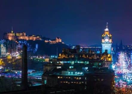 Edinburgh after dark. Picture: YouTube