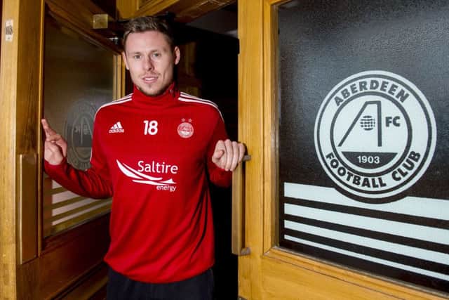 Aberdeen could hand a debut against Celtic to new signing Simon Church. Picture: Craig Foy/SNS