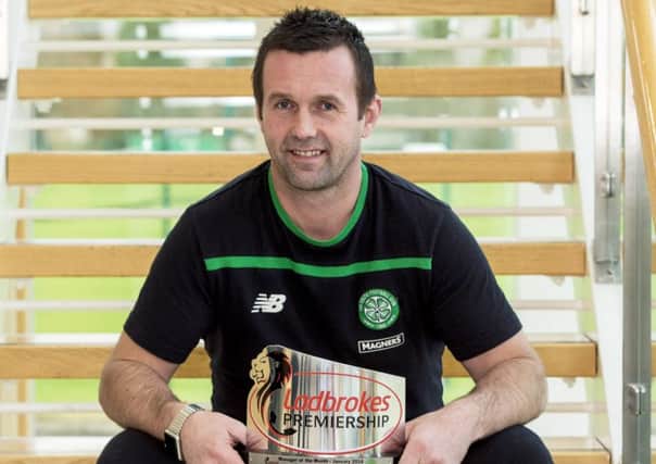 Celtic manager Ronny Deila won manager of the month for January but was knocked out of the League Cup by Ross County. Picture: Craig Williamson/SNS