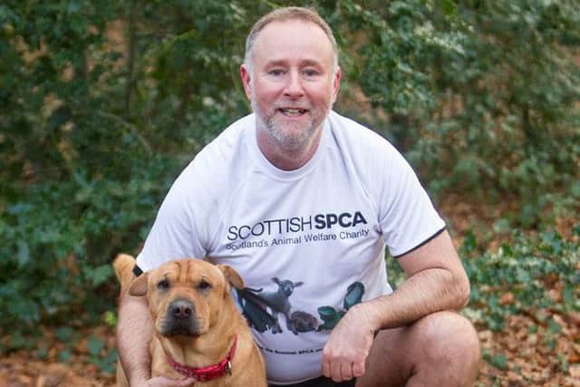 Ian Russell and Kai Picture: Peter Devlin/SSPCA