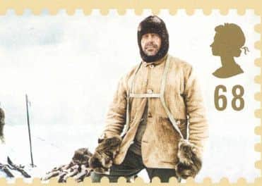 Captain Robert Falcon Scott's image appeared on a stamp commemorating some of the greatest adventures ever made. Picture: PA