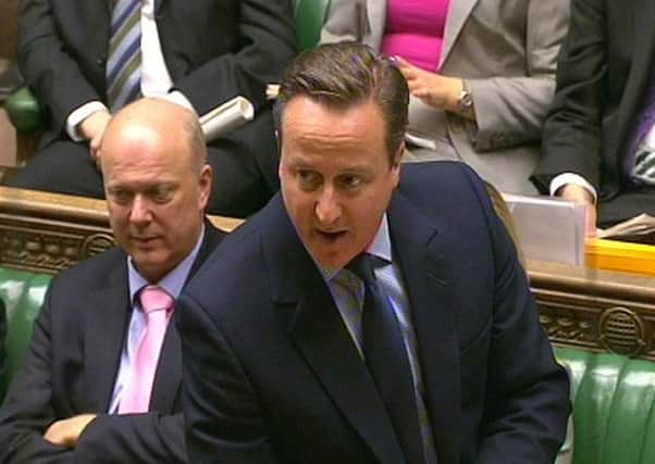 Prime Minister David Cameron at PMQs. Picture: PA