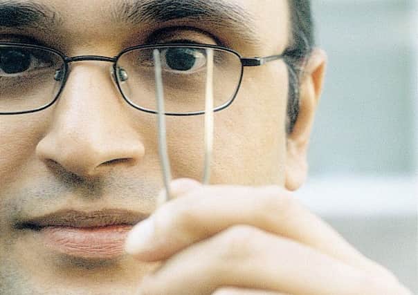 Kishan Dholakia would like  to make a smaller microscope. Picture: st-andrews.ac.uk