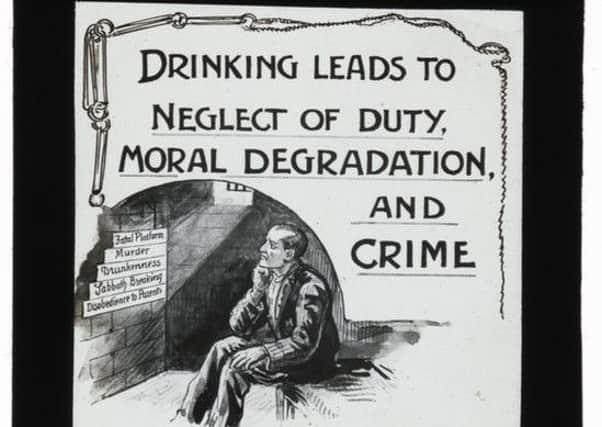 A typical Temperance Movement poster