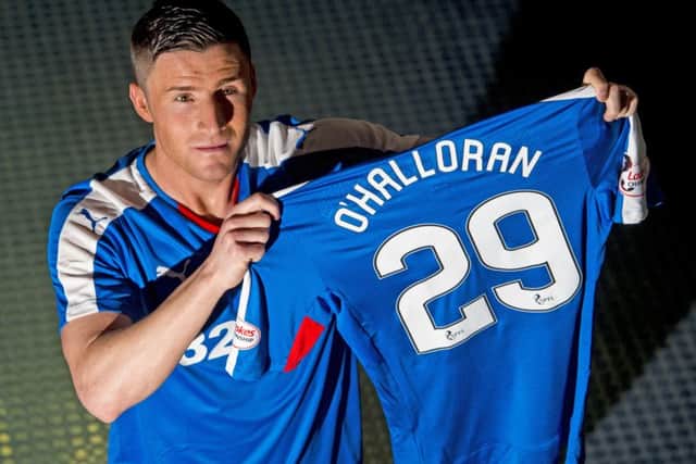 Michael O'Halloran joined Rangers from St Johnstone. Picture: SNS