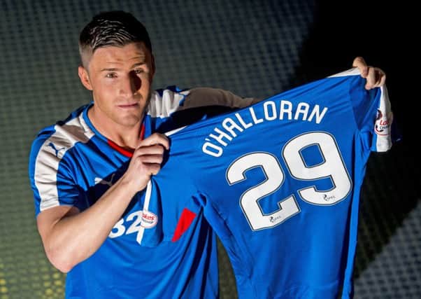 Michael O'Halloran joined Rangers from St Johnstone. Picture: SNS
