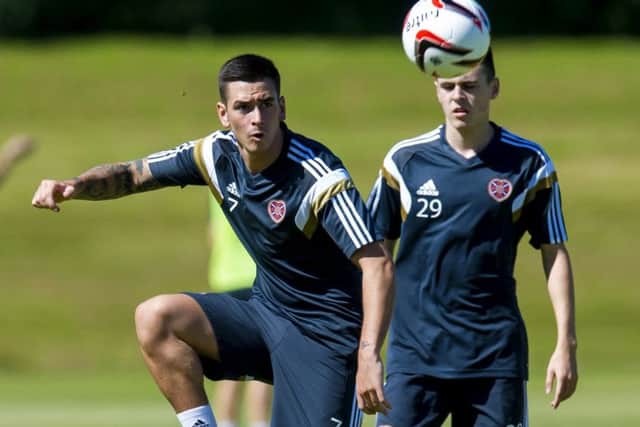 Hearts winger Jamie Walker played 45 minutes. Picture: Craig Foy/SNS