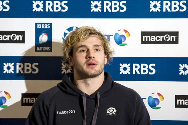 Richie Gray is set to be named in the Scotland team to face England. Picture: SNS