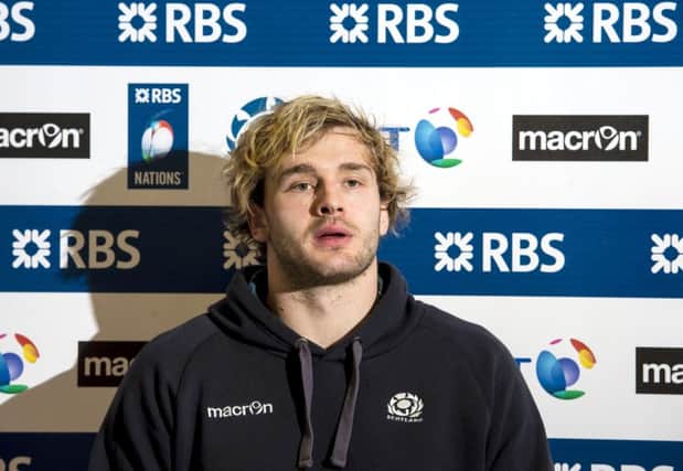 Richie Gray is set to be named in the Scotland team to face England. Picture: SNS