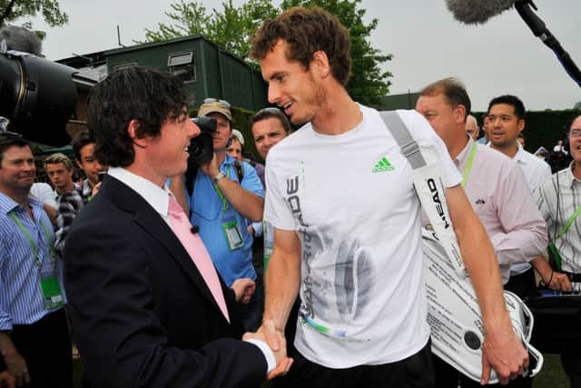 Rory McIlroy has heaped praise on Andy Murray. Picture: Toby Melville/Getty Images