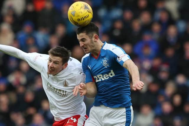 The natural centre back has been asked to play in midfield. Picture: PA