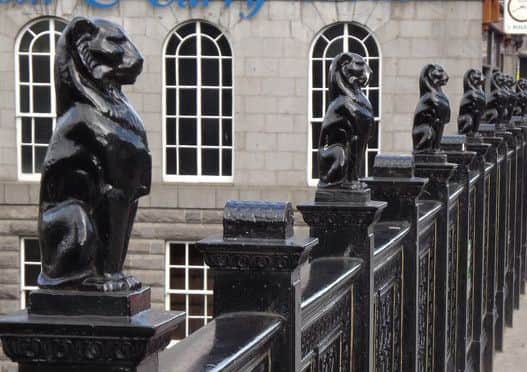 Kelly's Cats stand proud on Union Street in a nod to the leopard on Aberdeen's coat of arms