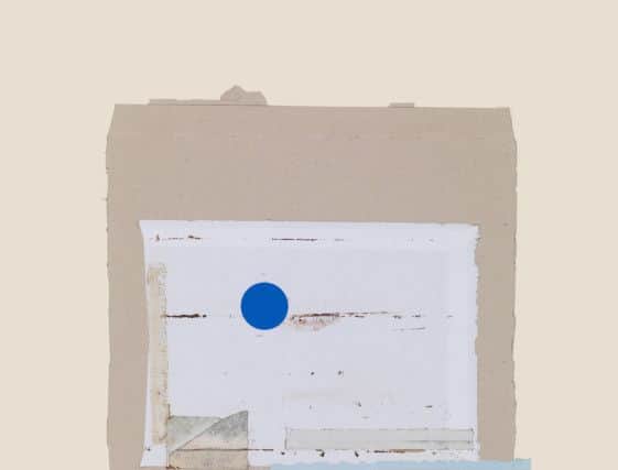 Philip Reeves' Blue Moon and Tide, mixed media c.1991, 29 x 26.5 cm