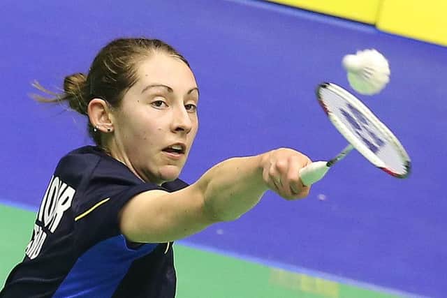 Glasgow 2014 medallist Kirsty Gilmour wants a fifth title in the singles and fourth in the doubles. Picture: Yohan Nonotte