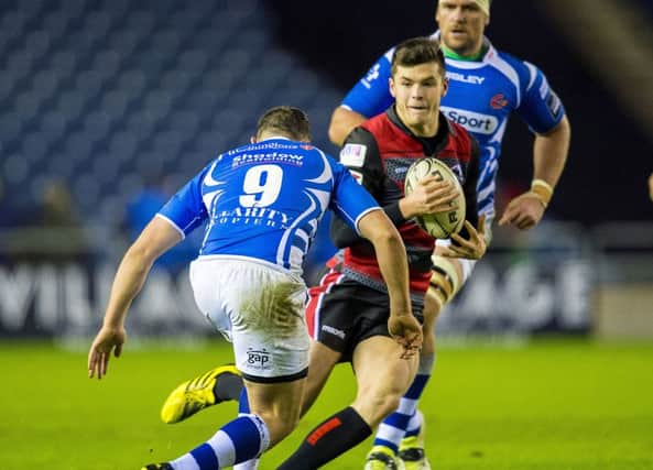 Blair Kinghorn is happy to play at full-back or stand-off. Picture: Bill Murray/SNS/SRU