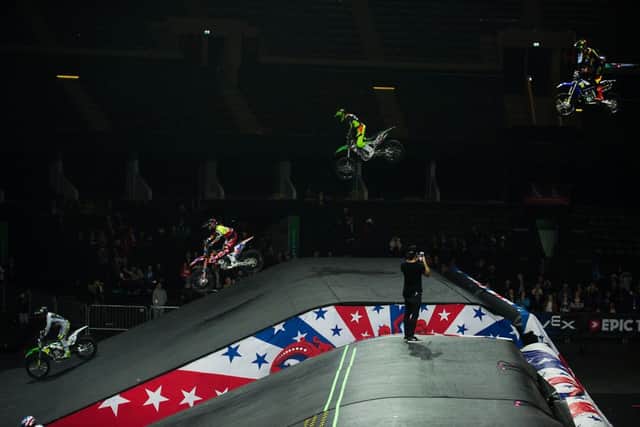 The Nitro Circus show at the Glasgow Hydro. Picture: John Devlin