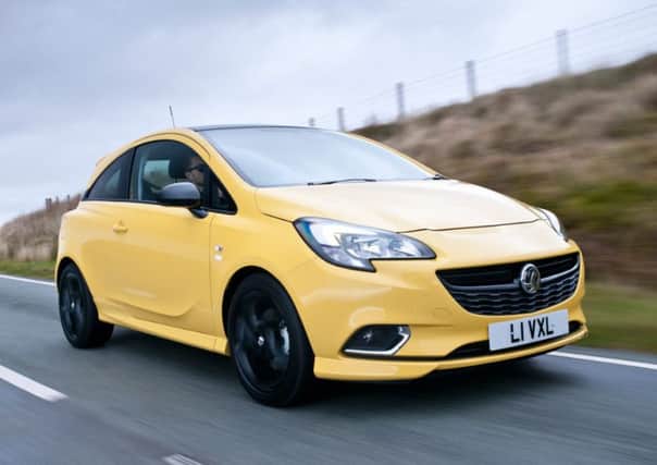 The Vauxhall Corsa was the best-selling model in Scotland last month. Picture: GM Company