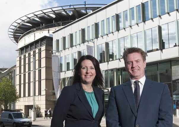 EICC chief executive Marshall Dallas with sales and marketing director Amanda Wrathall. Picture: Jane Barlow