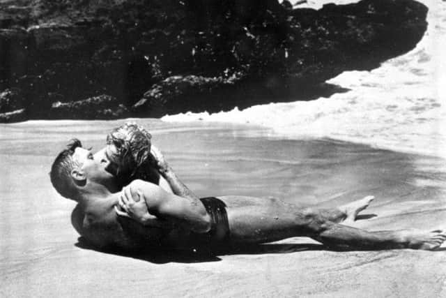 Burt Lancaster and Deborah Kerr in From Here To Eternity. Picture: AP