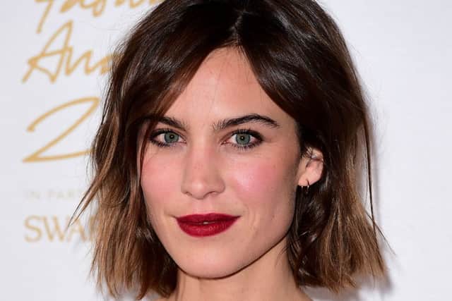 Alexa Chung has teamed up with Marks & Spencer to launch a fashion collection inspired by the high street giant's extensive archives. Picture: Ian West/PA Wire