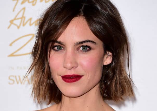 Alexa Chung has teamed up with Marks & Spencer to launch a fashion collection inspired by the high street giant's extensive archives. Picture: Ian West/PA Wire