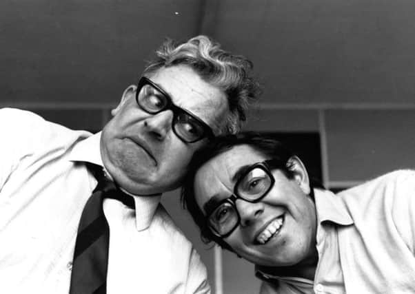 Comedy duo The Two Ronnies, Ronnie Barker, left, and Ronnie Corbett. Picture: Getty Images