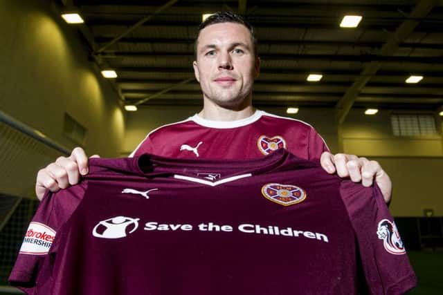 New Hearts signing Don Cowie has derby experience playing for Cardiff against Swansea. Picture: Paul Devlin/SNS