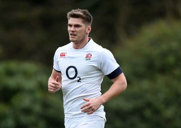 England's Owen Farrell. Picture: PA