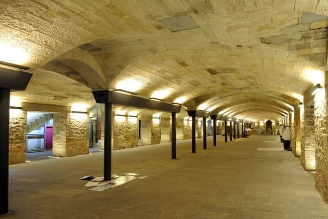 The National Museum of Scotland's entrance hall, completed in 2011. Picture: Jane Barlow