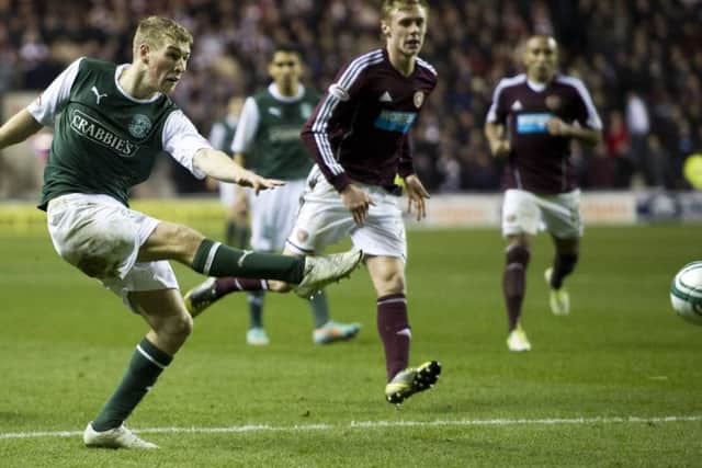 David Wotherspoon scores the winner against holders Hearts in the 2012-13 season. Picture: SNS
