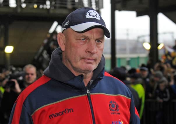 Scotland's head coach Vern Cotter. Picture: Getty