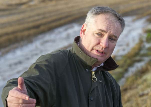 Richard Lochhead addresses the NFU Scotland AGM this week. Picture: Ian Rutherford