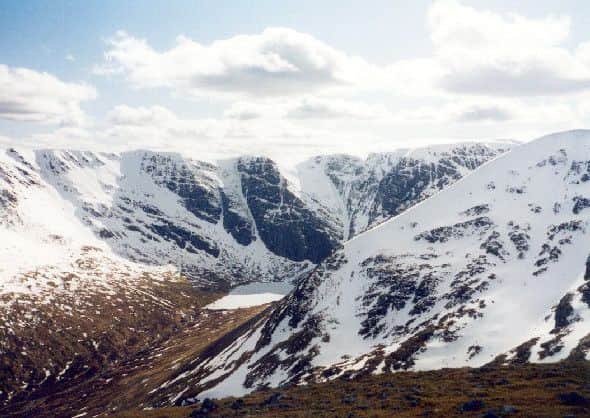 The climbers were on Creag Meagaidh when the avalanche hit