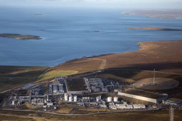 Total's Shetland gas plant can process 500 million cubic feet per day. Picture: Guillaume Perrin