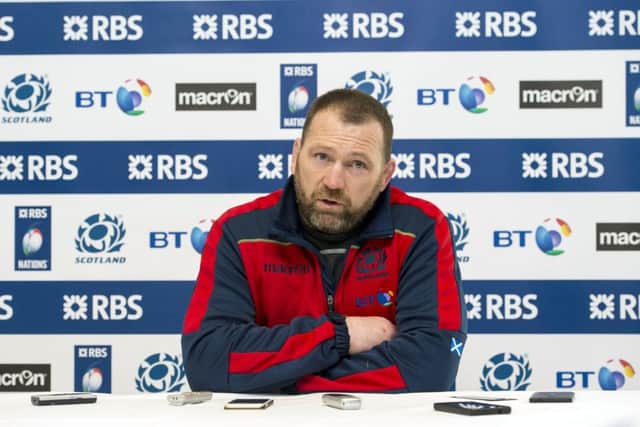 Scotland forwards coach Jonathan Humphreys speaks ahead of the forthcoming RBS Six Nations fixture against Wales. Picture: Gary Hutchison/SNS/SRU