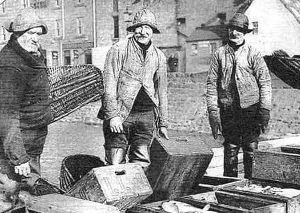 Fishermen in Stonehaven sometime during the 1900s. While many maritime myths and superstitions have waned, some do still endure.