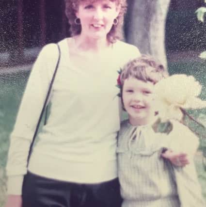 Stephanie with her mum Kathleen when she was a girl