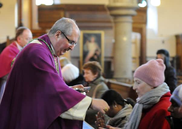 Archbishop Philip Tartaglia said Scottish bishops were shamed and pained by the abuse that had taken place. Picture: Jane Barlow