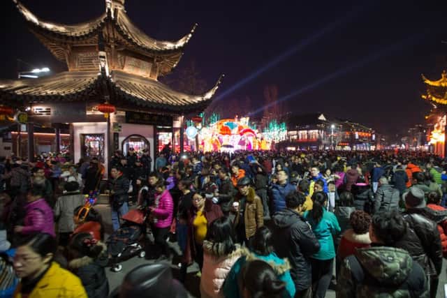 As China celebrates the Year of the Monkey, the country's slowing economy is weighing on UK growth hopes. Picture: ChinaFotoPress via Getty Images