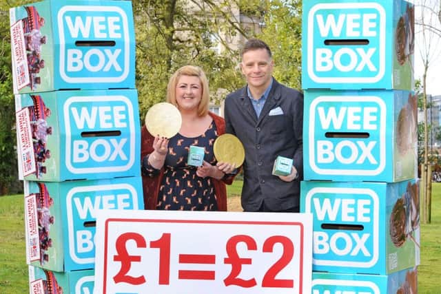 The Scottish stars were supporting SCIAF's WEE BOX Lent appeal