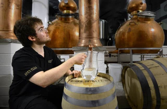 Eden Mill Brewery and Distillery, Guardbridge. Scotch whisky has sttod the test of time and remains a valuable Scottish export.  Picture: Neil Hanna