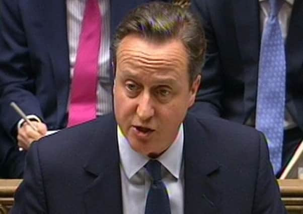 David Cameron speaking during Prime Minister's questions. Picture: PA