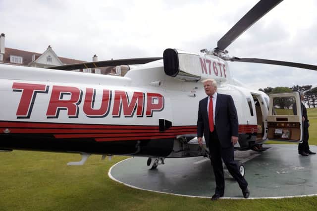 Donald Trump owns two Scottish golf resorts. Picture: John Devlin/TSPL