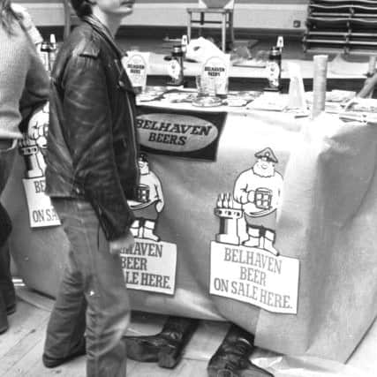 CAMRA (Campaign for Real Ale) held an exhibition at Leith Town Hall  Edinburgh in September 1979. The Belhaven Beer exhibitor is drunk under the table.