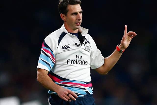 Craig Joubert is facing an investigation after allowing an extra man on the New Zealand Sevens team. Picture: Getty Images