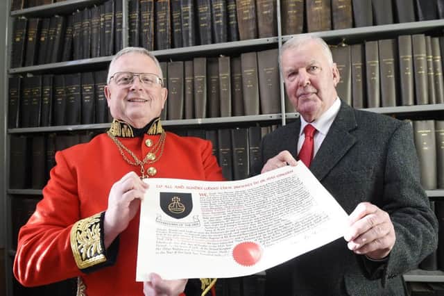 The Harris Tweed Authority has received the ultimate seal of approval from Lord Lyon, King of Arms, who has bestowed upon the business a Grant of Arms. Picture: Greg Macvean